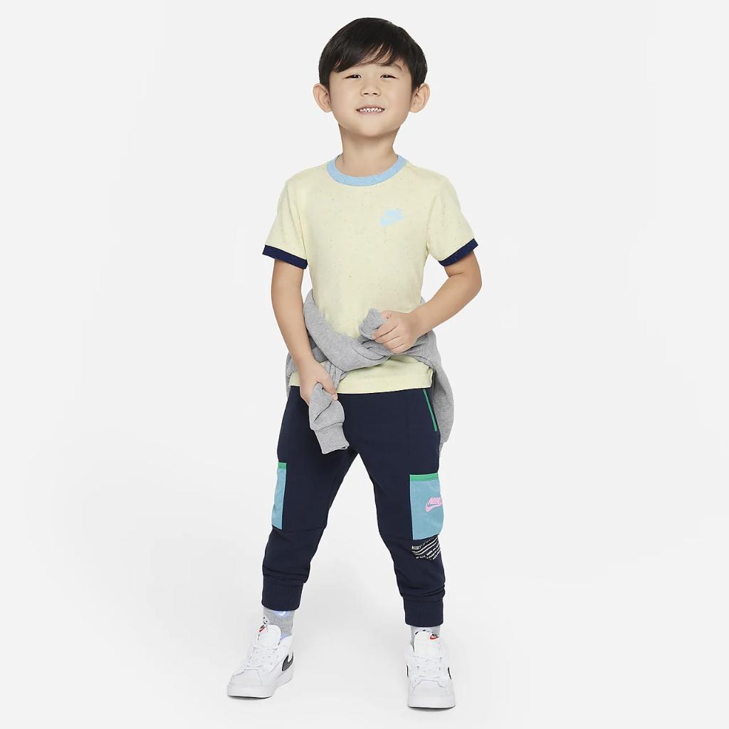 Nike Sportswear Toddler Graphic Ringer T-Shirt 76L709-Y6X