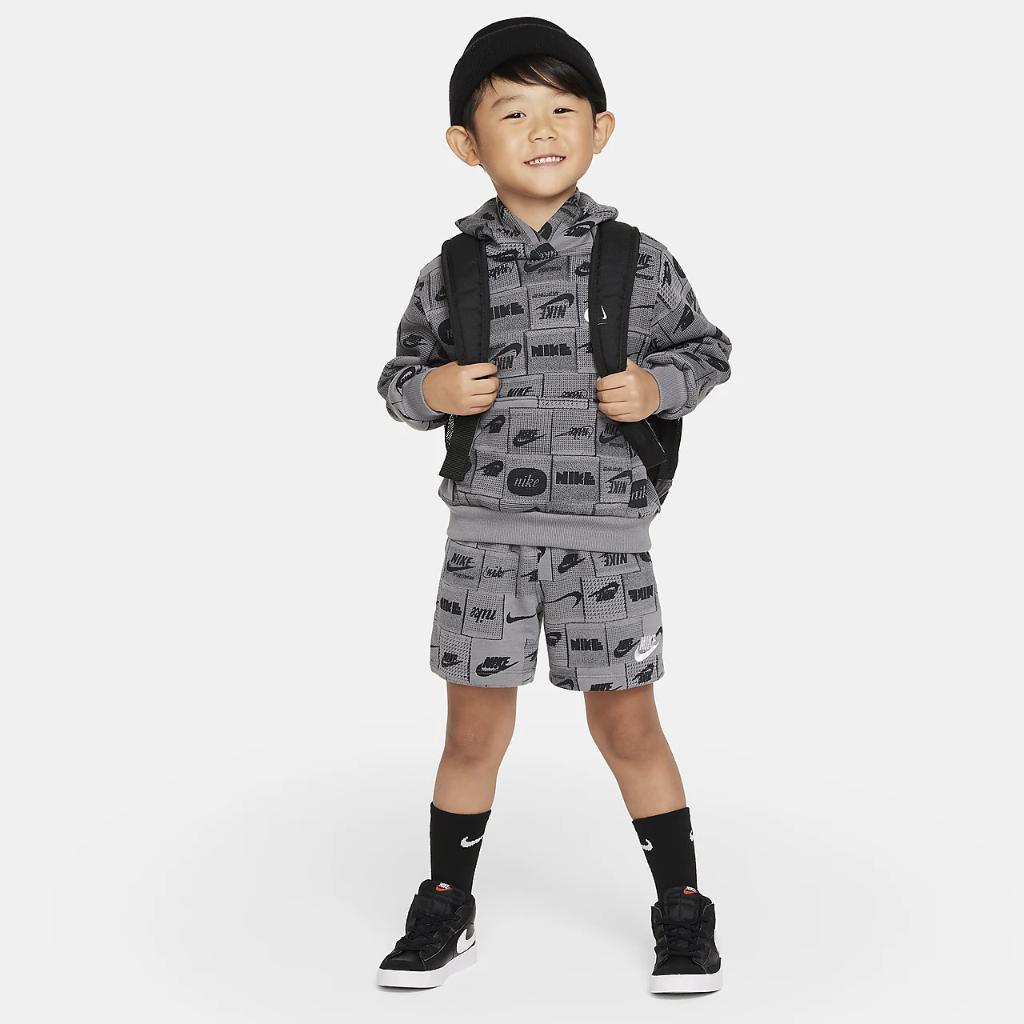 Nike Sportswear Club Toddler Printed Shorts 76L784-M19