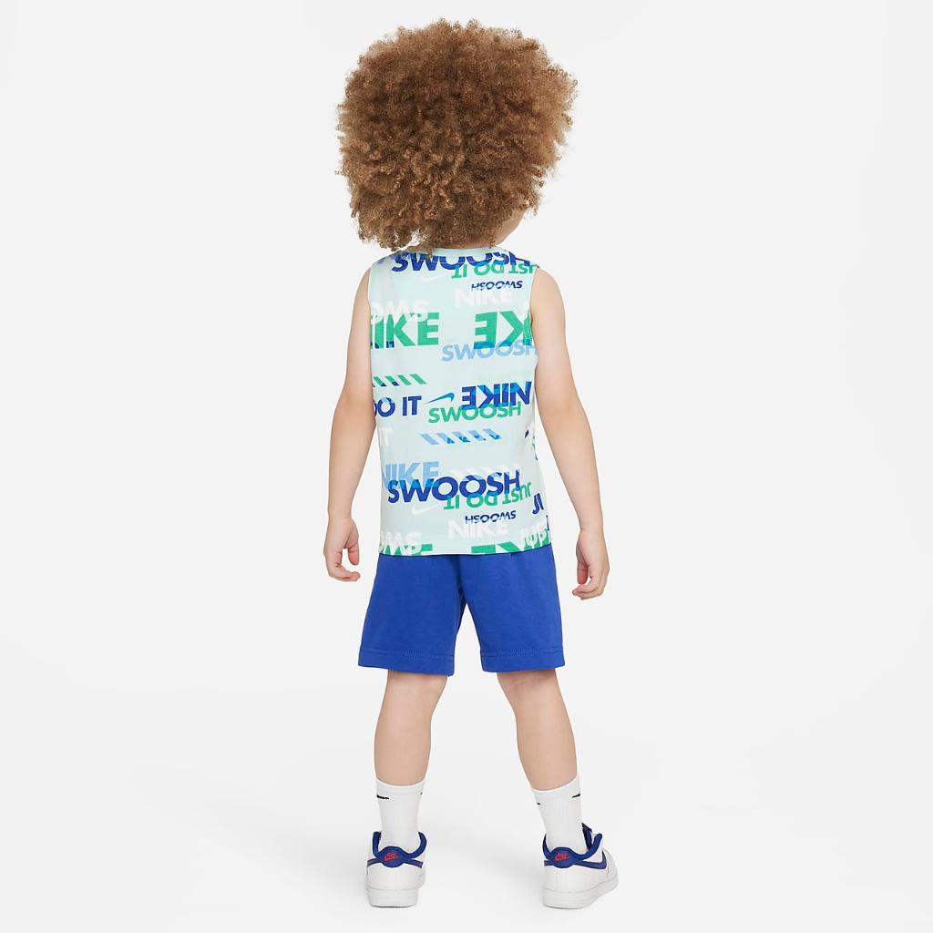 Nike Sportswear PE Toddler Printed Tank Set 76M044-U89