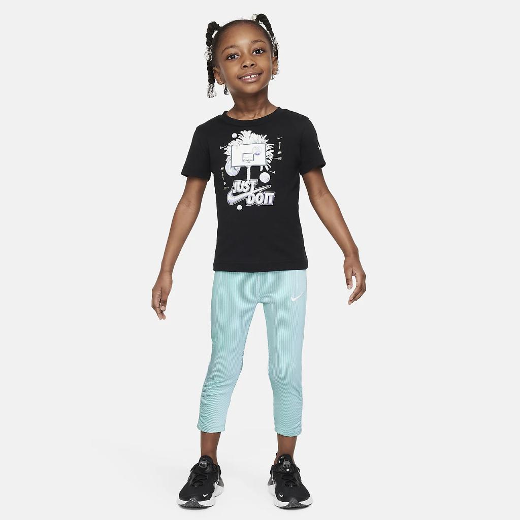 Nike Toddler Palm Tree Hoop JDI T-Shirt 76M080-023