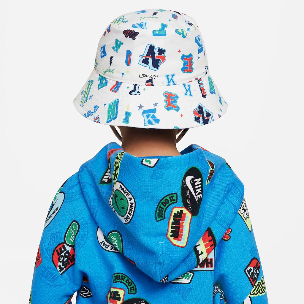 Nike UPF 40+ Futura Bucket Hat Toddler Hat 7A2942-BAK