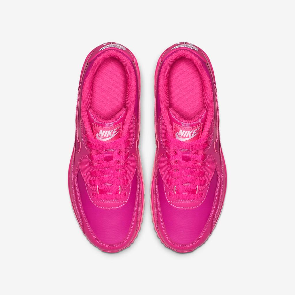 Nike Air Max 90 Leather Big Kids&#039; Shoe 833376-603