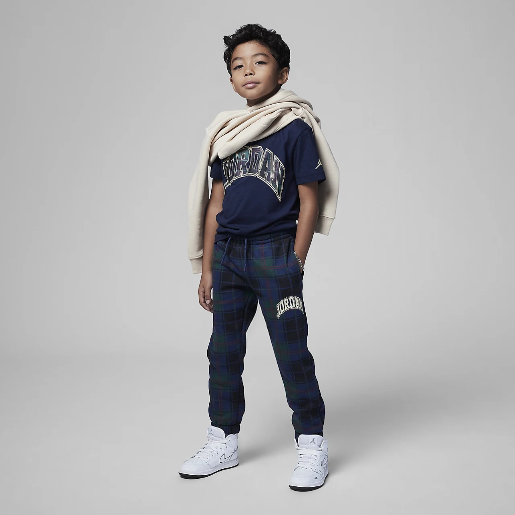 Jordan Essentials Plaid Pants Little Kids&#039; Pants 85B921-695