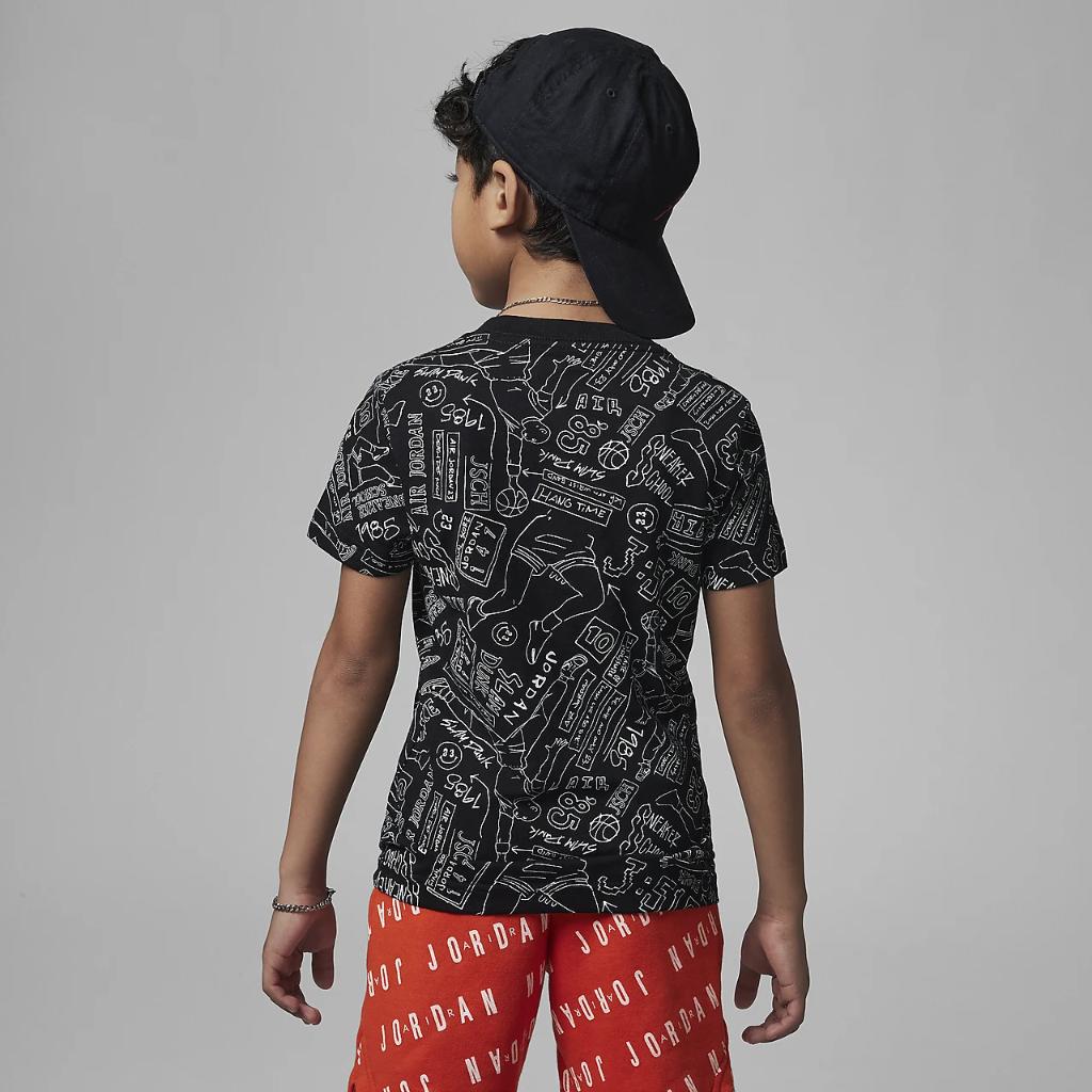 Jordan Sneaker School 23 Printed Tee Little Kids&#039; T-Shirt 85C191-023