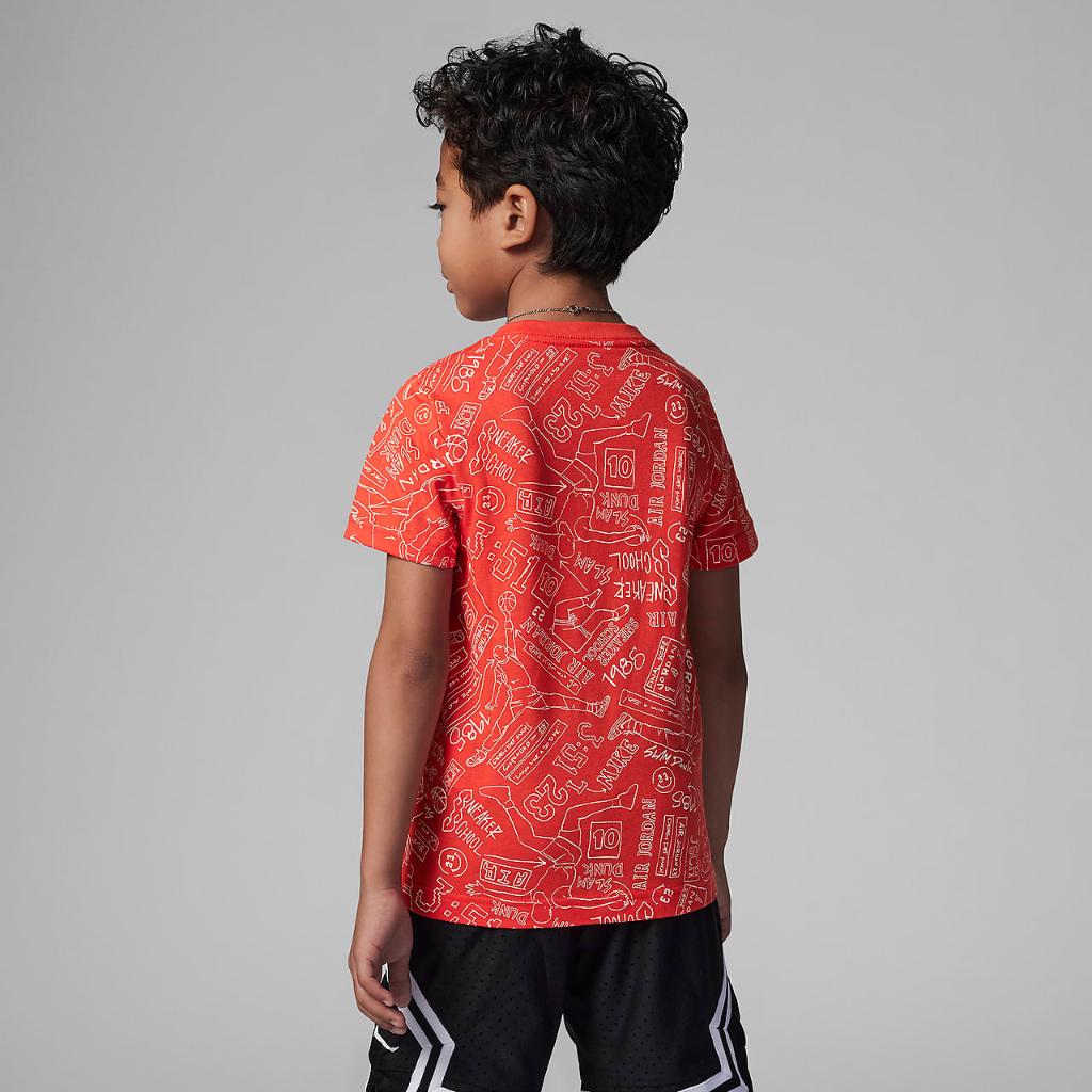 Jordan Sneaker School 23 Printed Tee Little Kids&#039; T-Shirt 85C191-R0B
