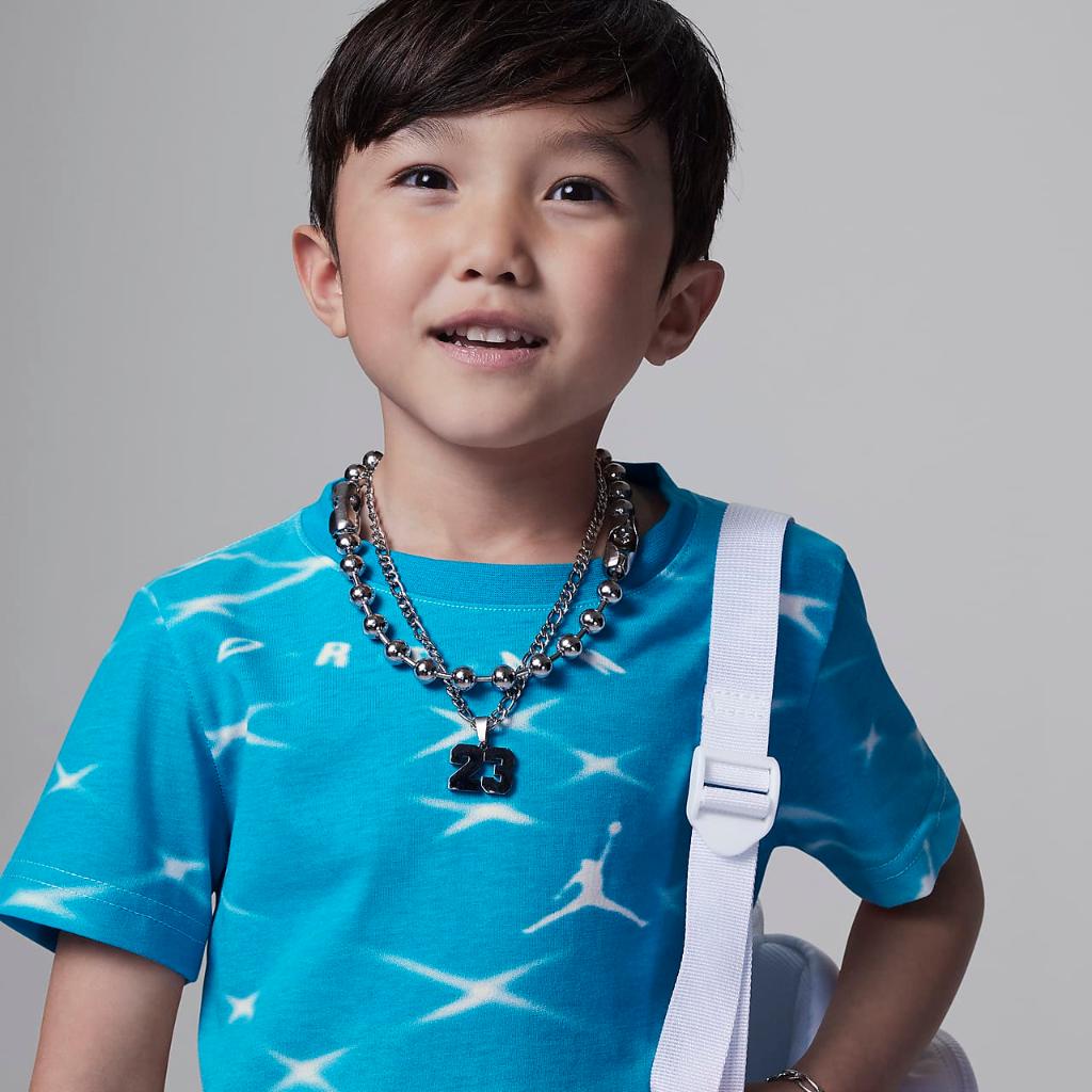 Jordan MJ Essentials Printed Tee Little Kids&#039; T-Shirt 85C349-BG8