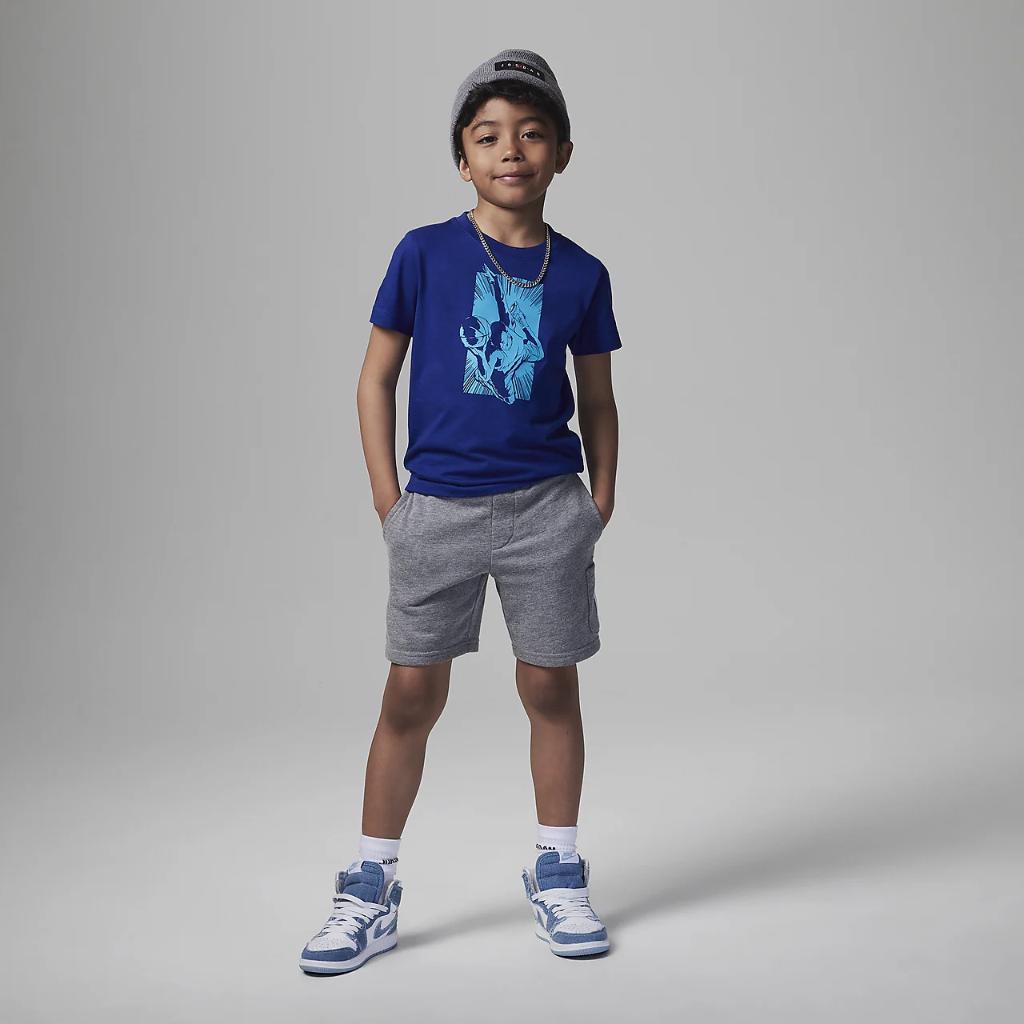 Jordan Burst Graphic Tee Little Kids T-Shirt 85C530-U1A