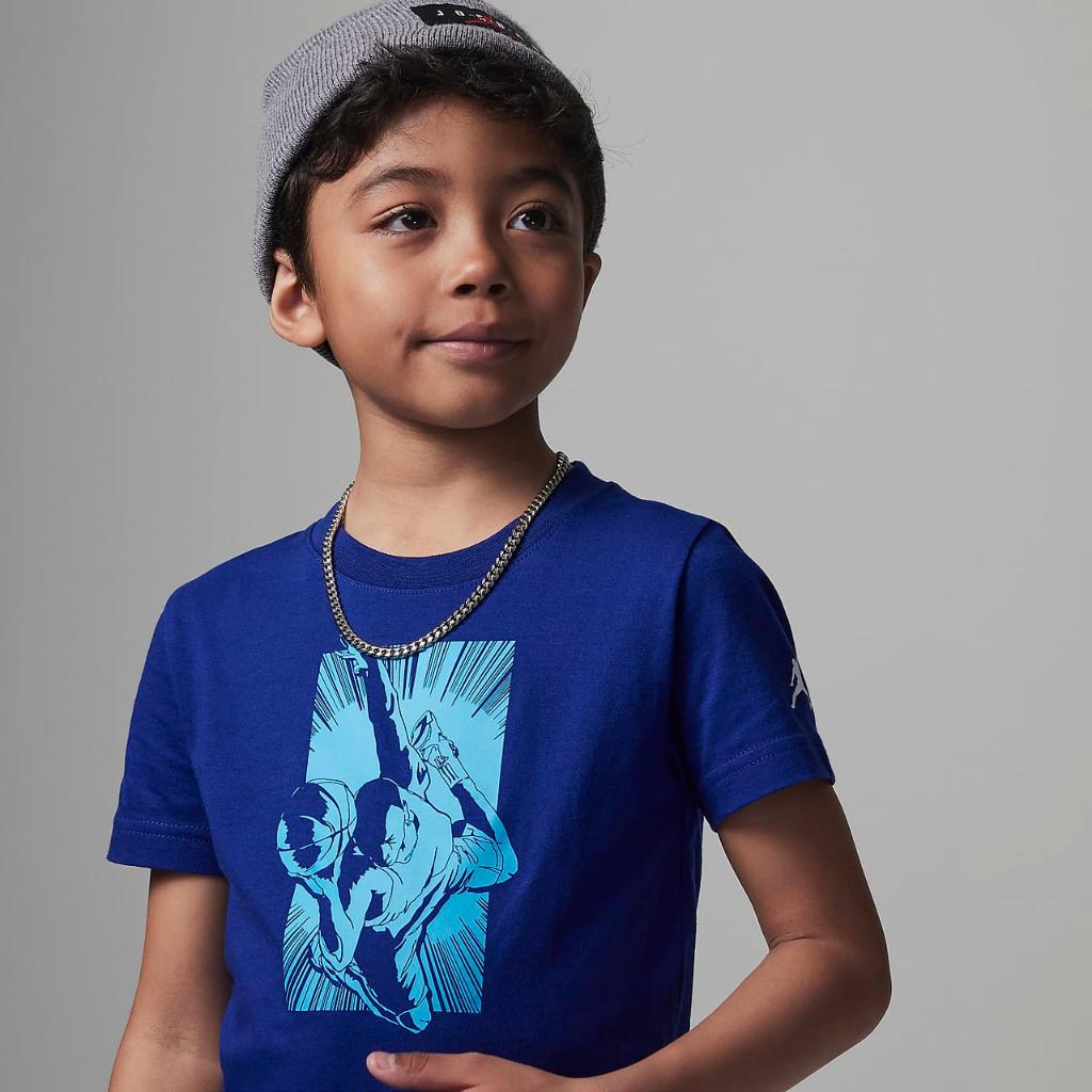Jordan Burst Graphic Tee Little Kids T-Shirt 85C530-U1A