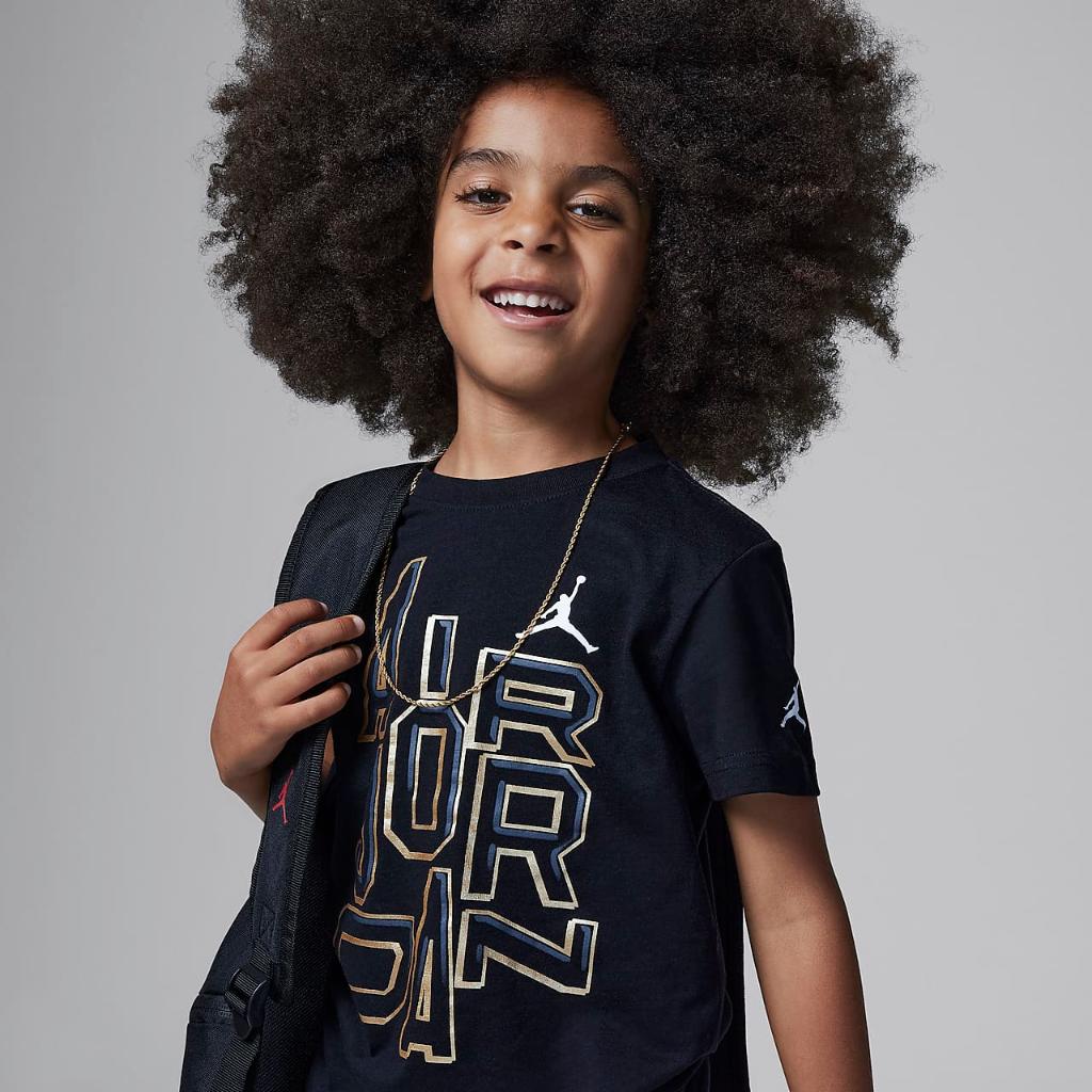 Jordan 23 Gold Line Tee Little Kids T-Shirt 85C820-023