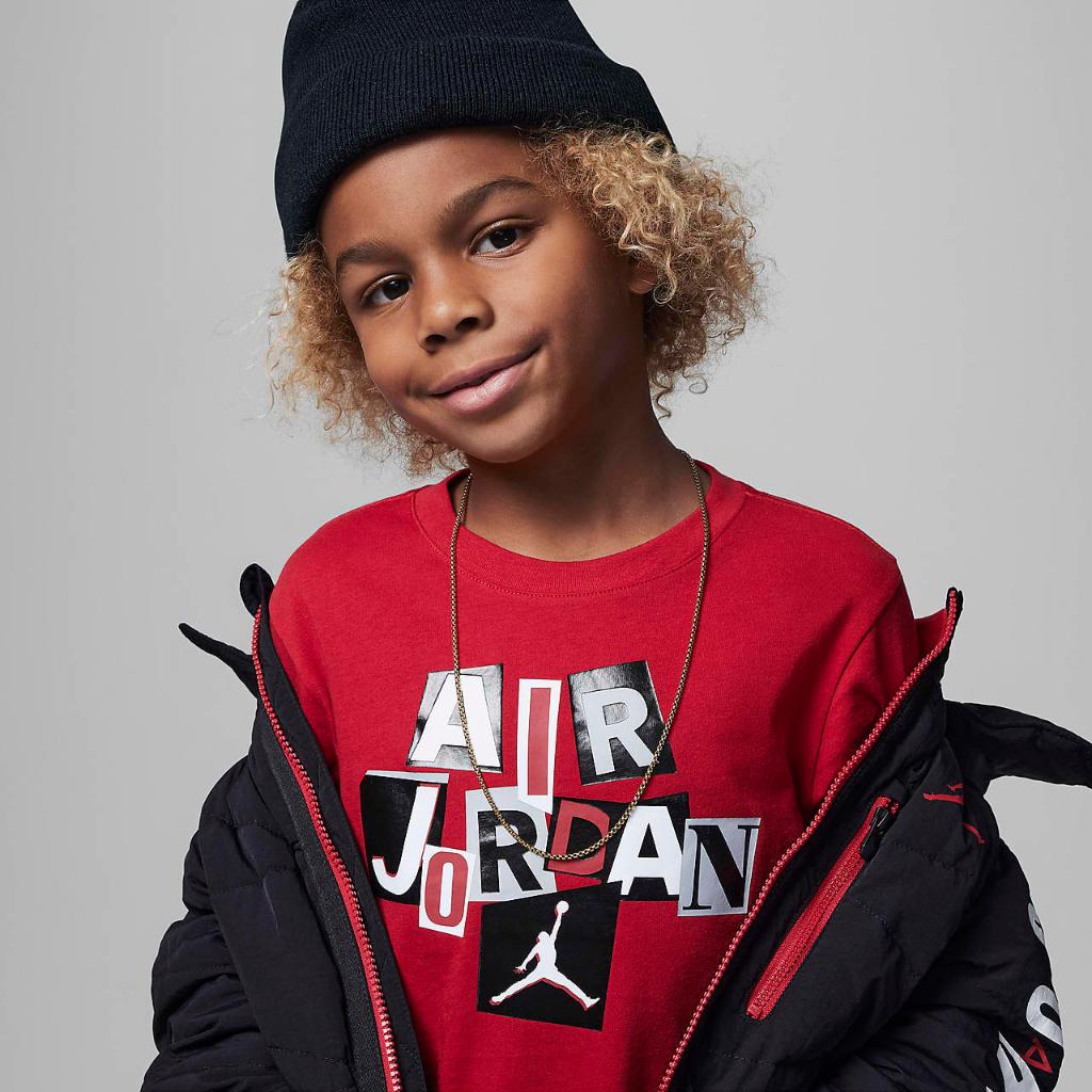 Air Jordan Cutout Tee Little Kids T-Shirt 85C840-R78