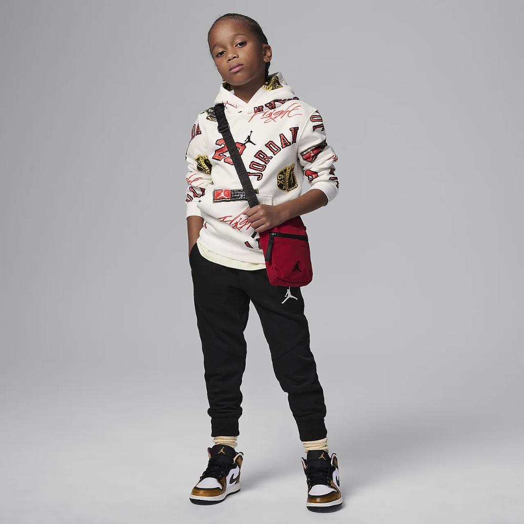 Jordan MJ Essentials Little Kids&#039; Printed Pullover Hoodie 85C897-782