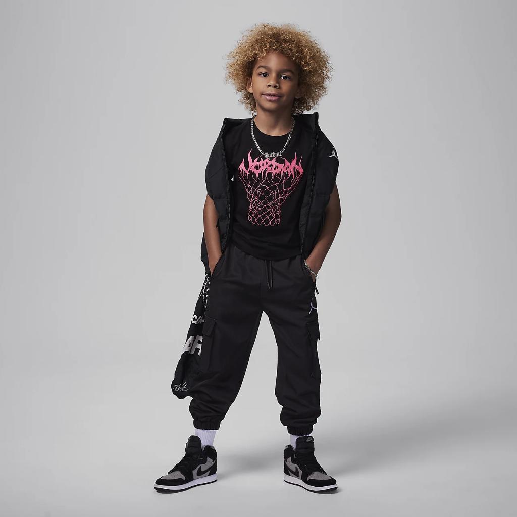 Jordan Dri-FIT MJ Sport Little Kids&#039; Graphic T-Shirt 85C908-023