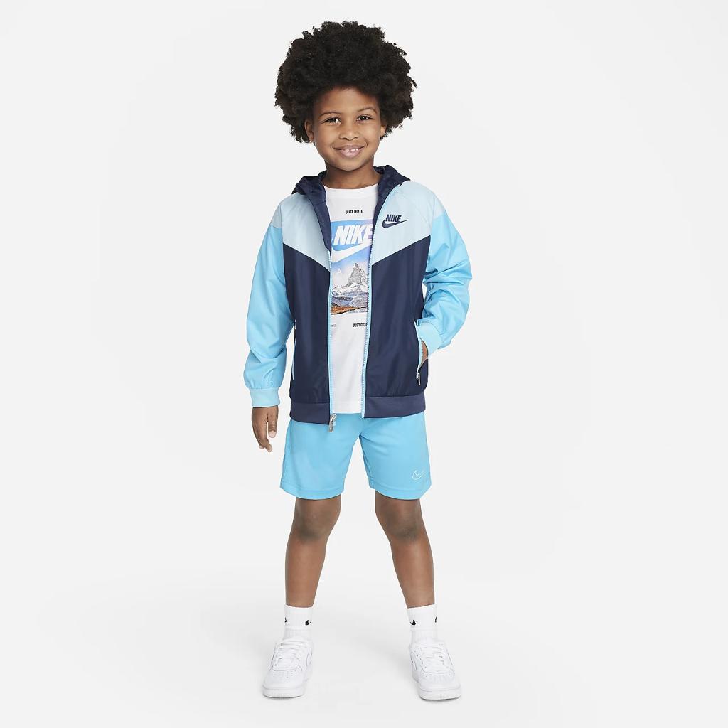 Nike Sportswear Windrunner Little Kids&#039; Full-Zip Jacket 86C663-U5V
