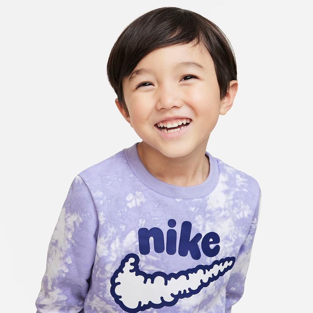 Nike Little Kids&#039; Sweatshirt and Pants Set 86I548-BAD