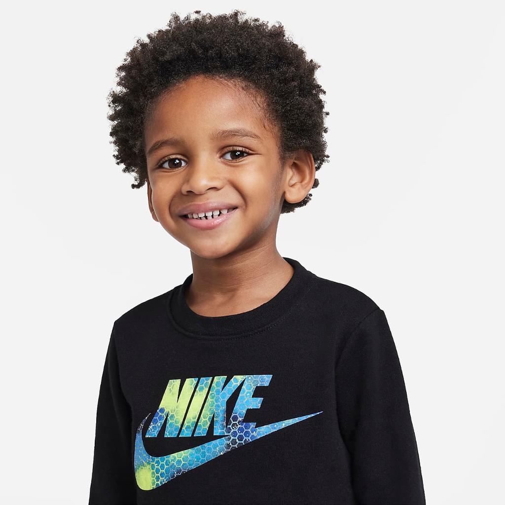 Nike &quot;Futura is Now&quot; Fleece Crew Set Little Kids&#039; 2-Piece Set 86I551-023