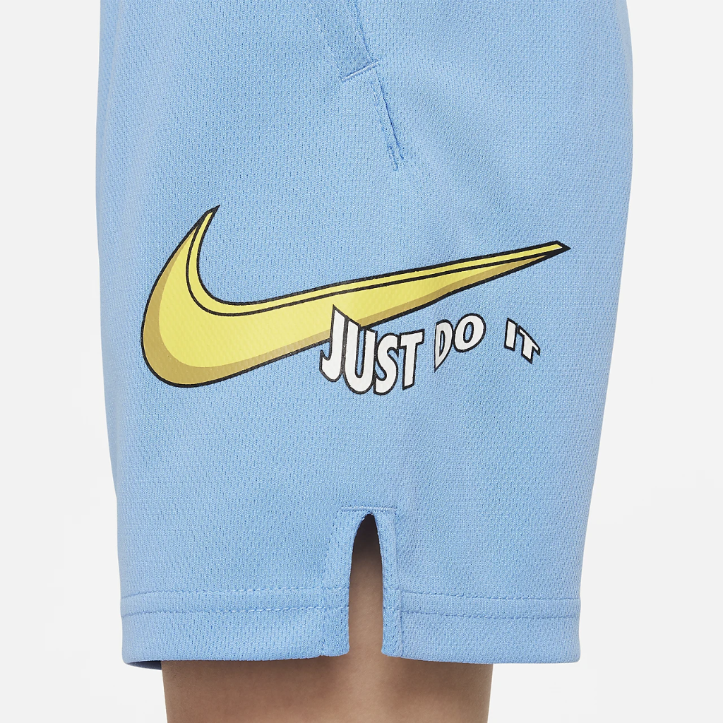 Nike Little Kids&#039; Colorblock Dri-FIT Shorts 86J788-B9F