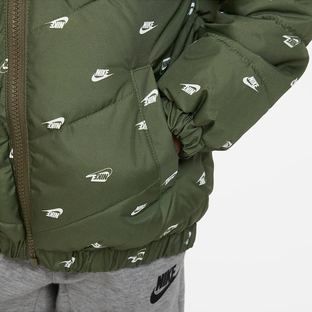 Nike Little Kids&#039; Printed Hooded Jacket 86K081-F1C