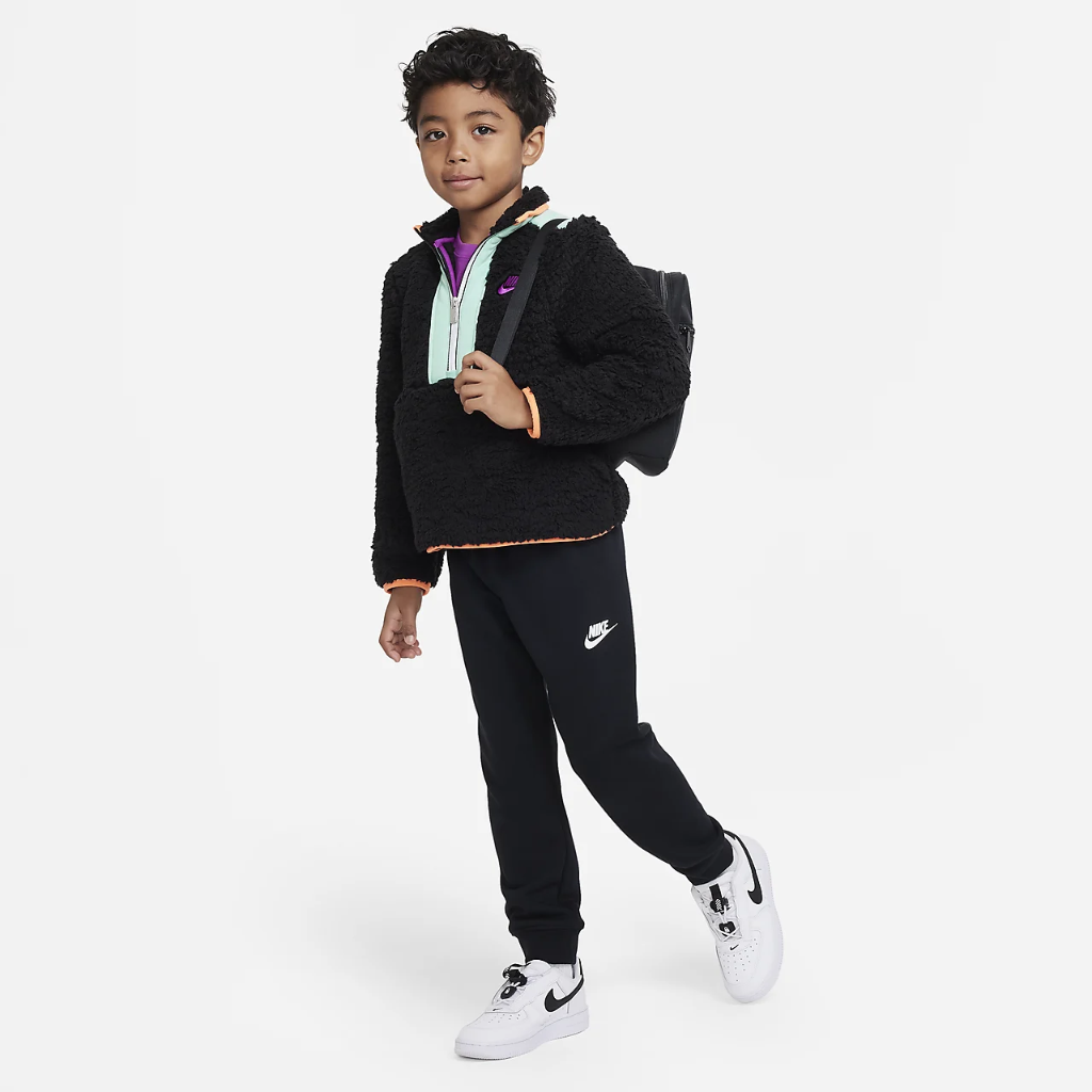 Nike Sportswear Illuminate Sherpa Half-Zip Jacket Little Kids&#039; Jacket 86K249-023