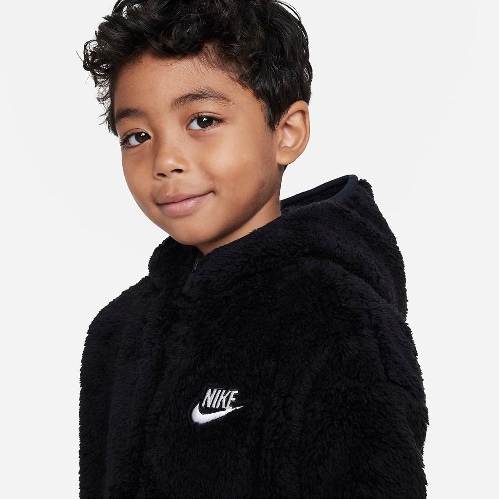 Nike Sportswear Club Winterized Full-Zip Hoodie Little Kids&#039; Hoodie 86K294-023