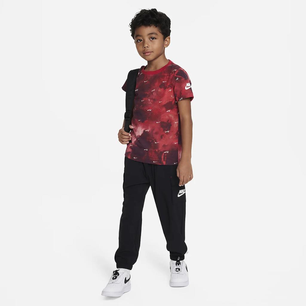 Nike Swoosh Monogram Tee Little Kids&#039; T-Shirt 86K297-R78