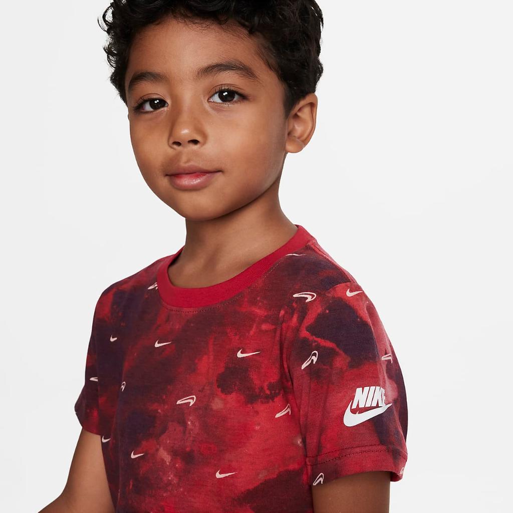 Nike Swoosh Monogram Tee Little Kids&#039; T-Shirt 86K297-R78