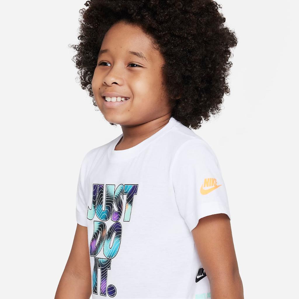 Nike &quot;Just Do It&quot; Illuminate Tee Little Kids&#039; T-Shirt 86K304-001
