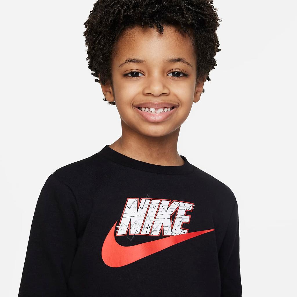 Nike &quot;Let&#039;s Be Real&quot; Crew and Pants Set Little Kids&#039; Set 86K514-023
