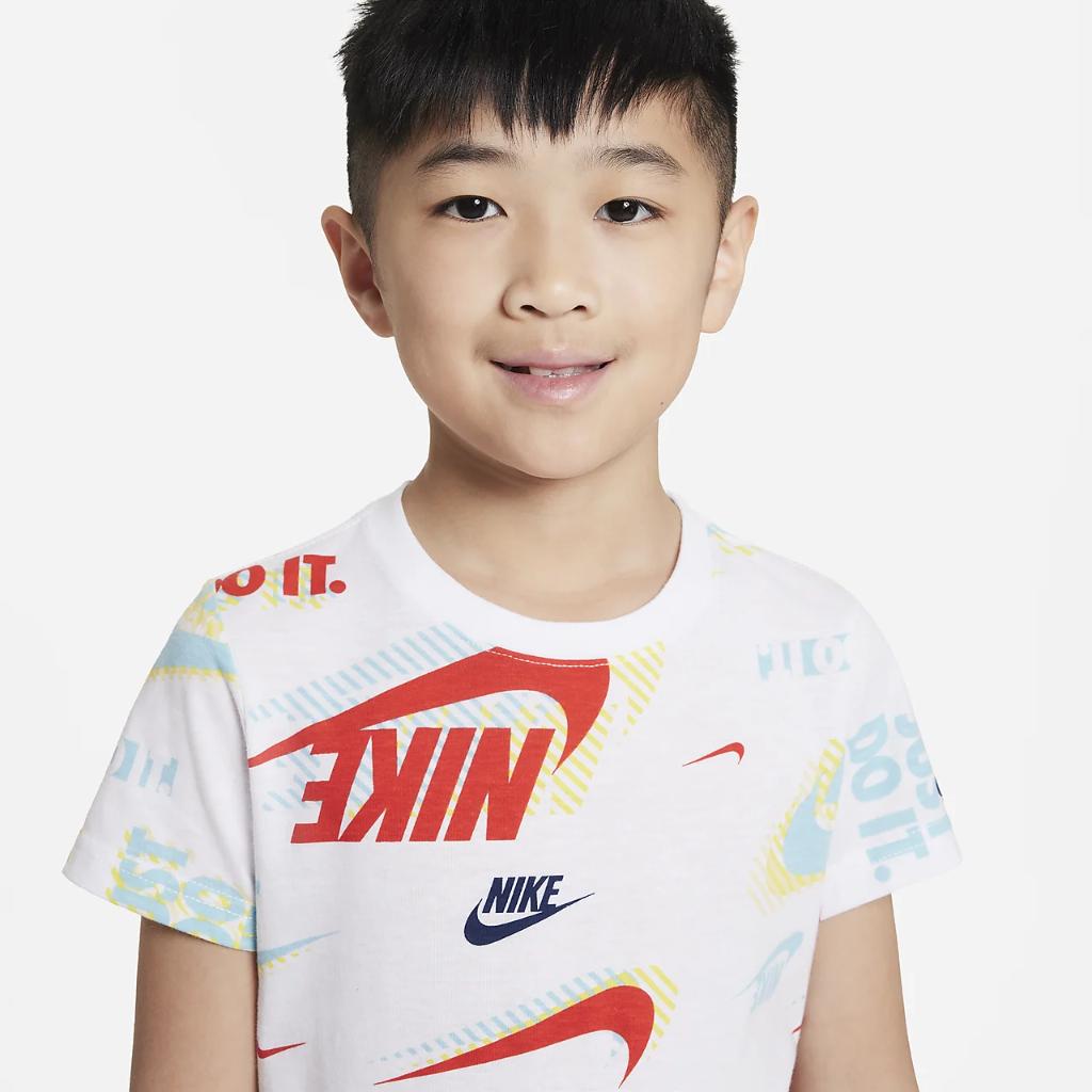 Nike Active Pack Printed Tee Little Kids&#039; T-Shirt 86K547-001