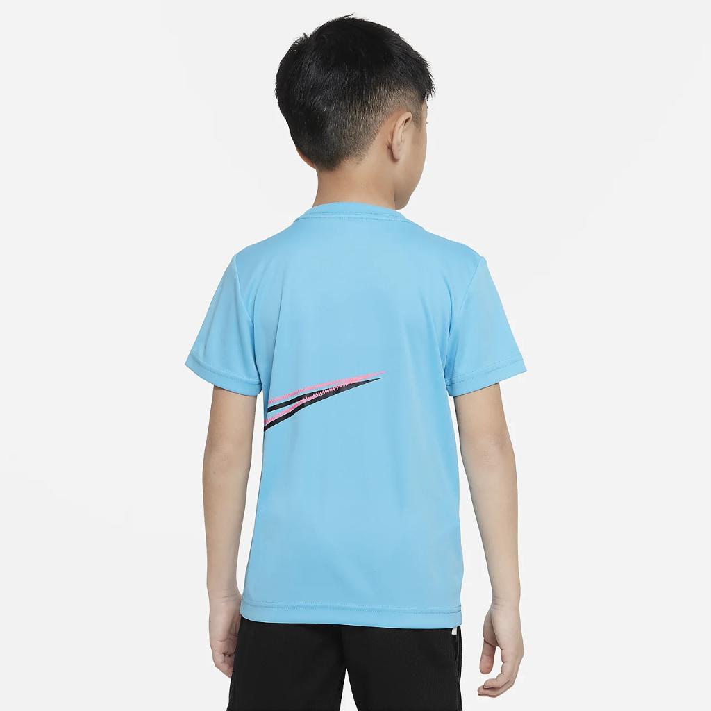 Nike Swoosh Distortion Tee Little Kids&#039; T-Shirt 86K623-F85