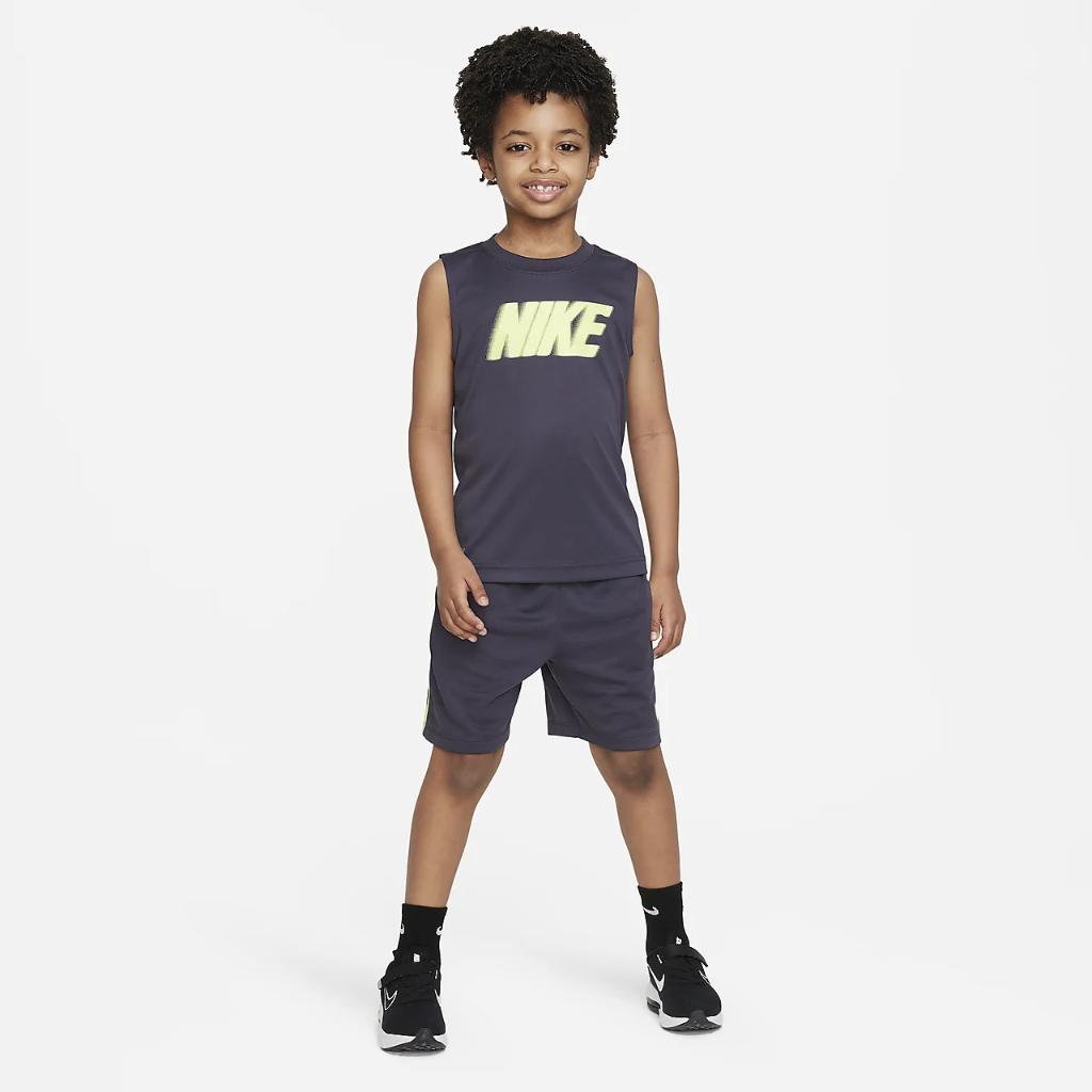 Nike &quot;All Day Play&quot; Dri-FIT Muscle Tee Little Kids&#039; Dri-FIT Tank 86K747-P6G