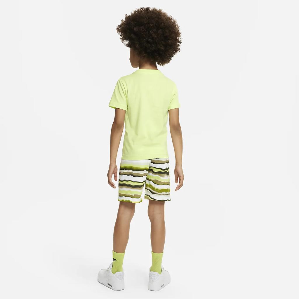 Nike Sportswear &quot;Leave No Trace&quot; Printed Shorts Set Little Kids&#039; 2-Piece Set 86K856-E8Z