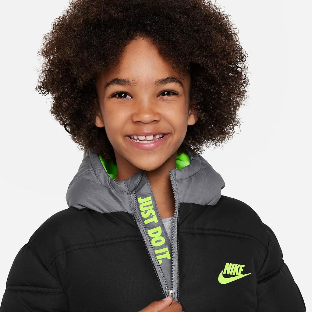 Nike Colorblock Puffer Little Kids Jacket 86K910-023