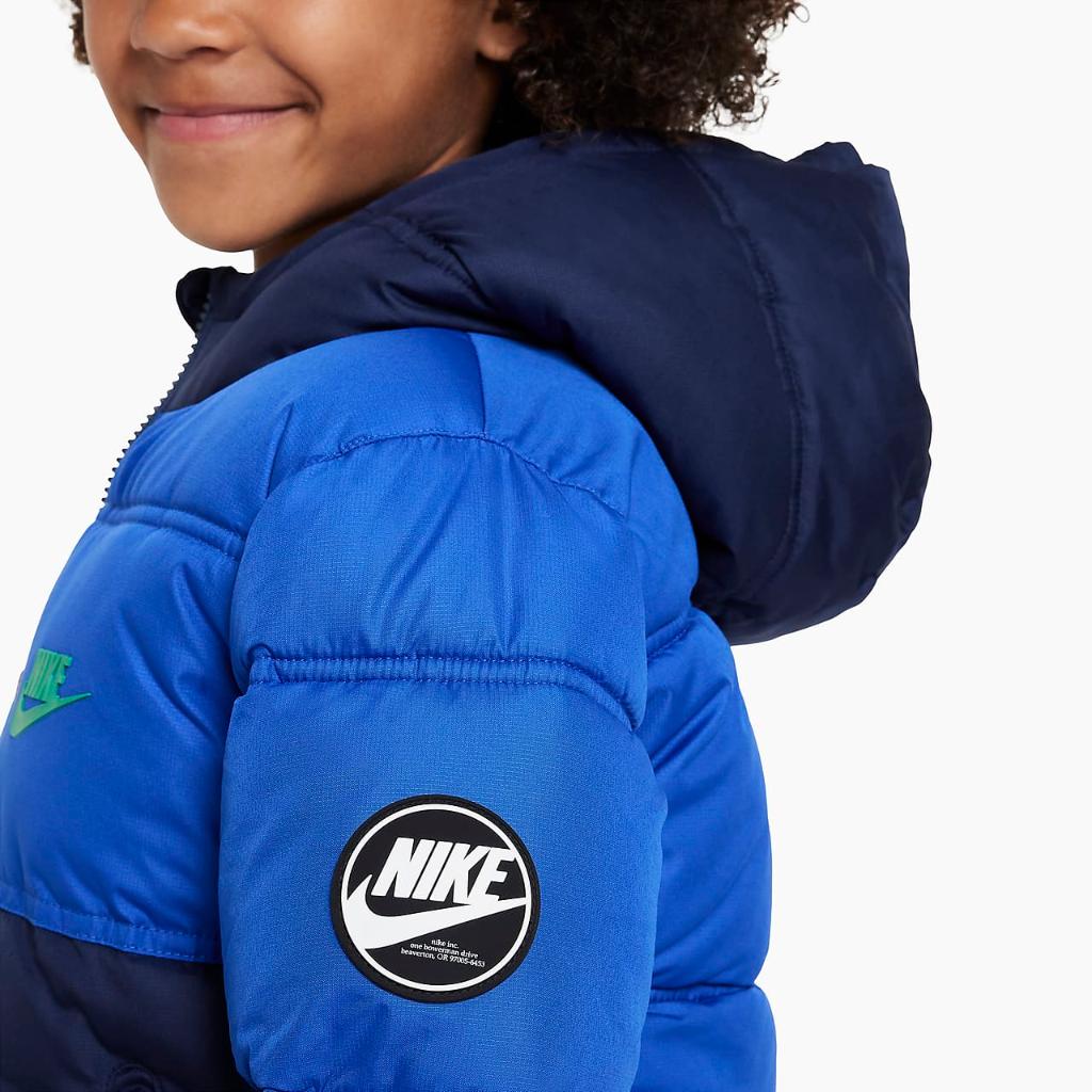 Nike Colorblock Puffer Little Kids Jacket 86K910-U89