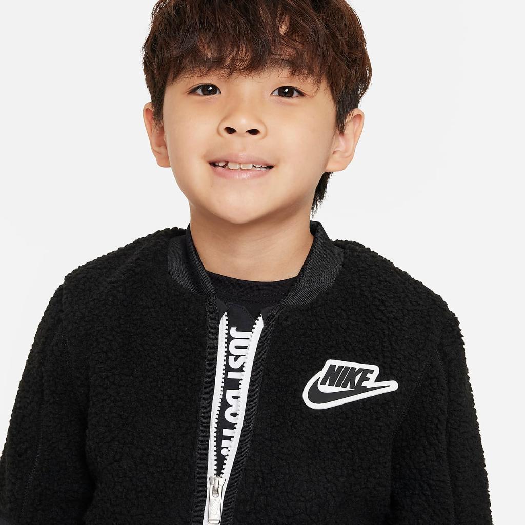 Nike Sherpa Bomber Little Kids Jacket 86K912-023