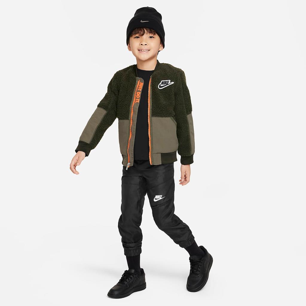 Nike Sherpa Bomber Little Kids Jacket 86K912-F84