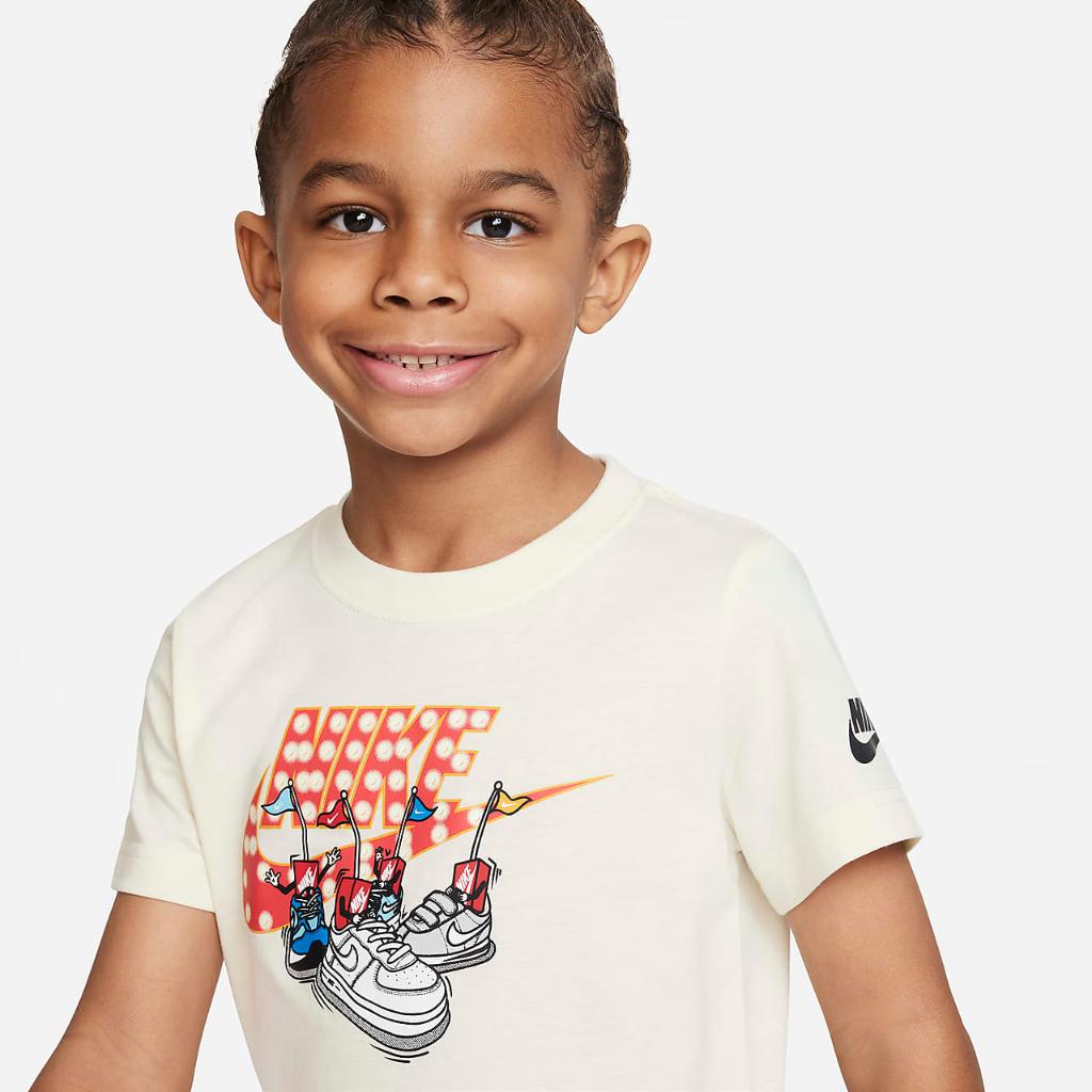 Nike Boxy Bumper Cars Tee Little Kids&#039; T-Shirt 86K949-W3Z