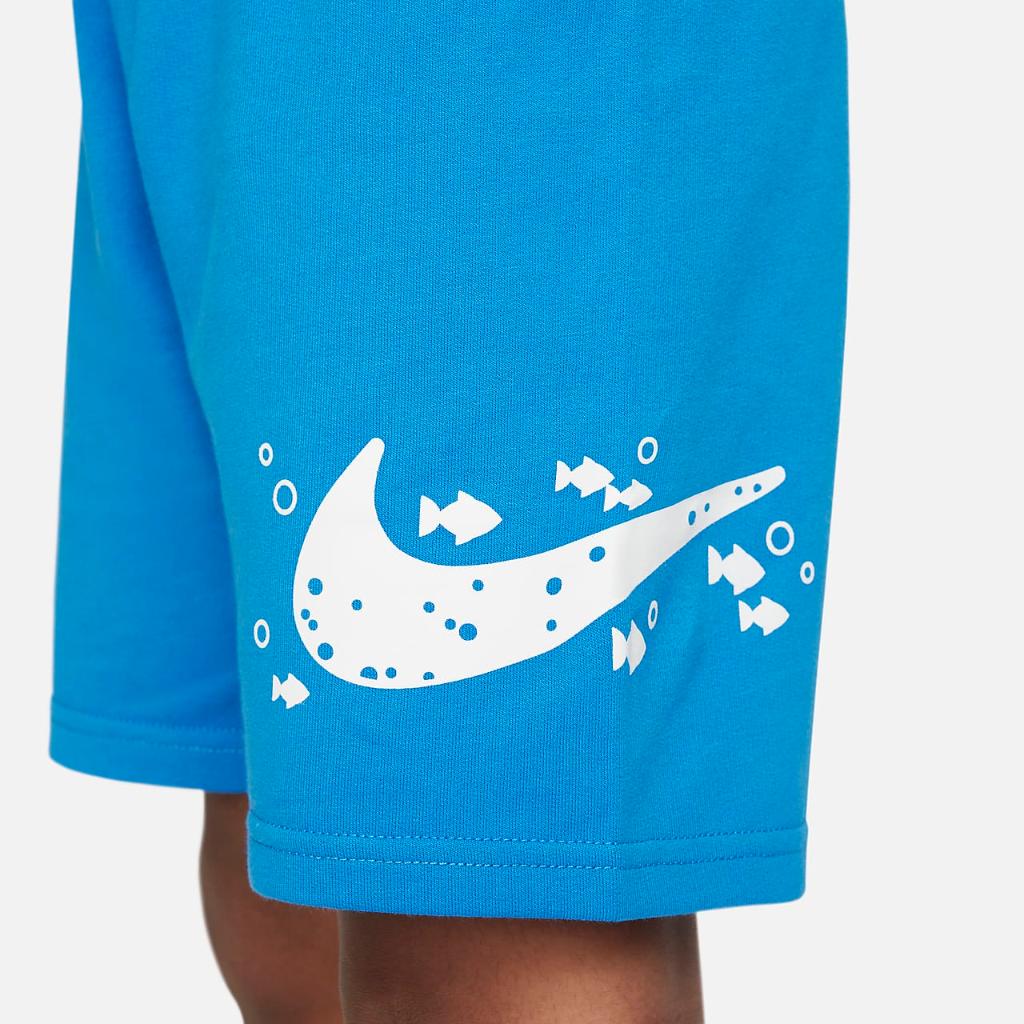 Nike Sportswear Coral Reef Tee and Shorts Set Little Kids&#039; 2-Piece Set 86K959-BE1
