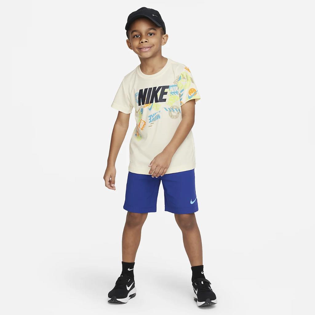 Nike Block Stamp Tee Little Kids&#039; Dri-FIT T-Shirt 86K968-W3Z