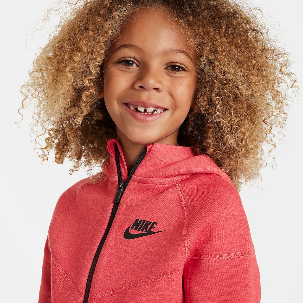 Nike Sportswear Tech Fleece Full-Zip Set Little Kids 2-Piece Hoodie Set 86L050-R1K