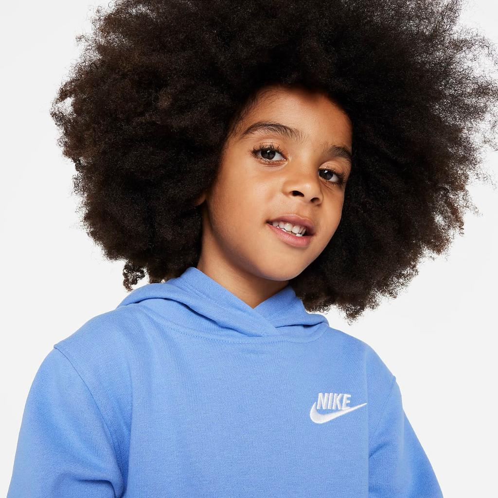 Nike Sportswear Club Fleece Pullover Little Kids Hoodie 86L088-BGZ