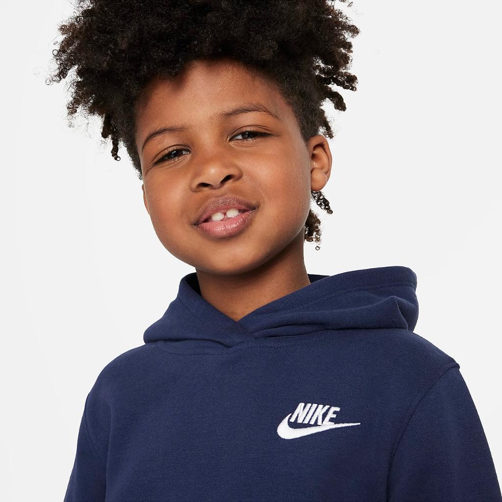 Nike Sportswear Club Fleece Pullover Little Kids Hoodie 86L088-U90