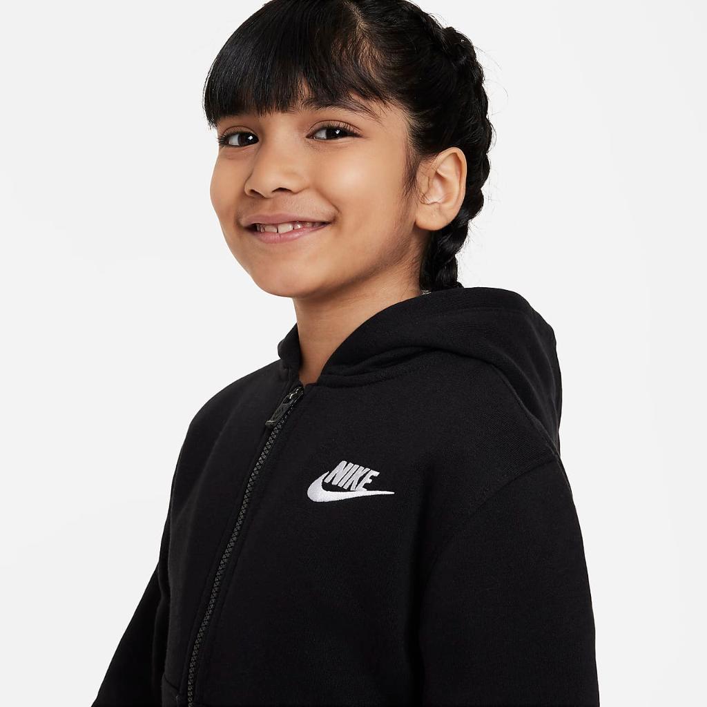 Nike Sportswear Club Fleece Full-Zip Little Kids Hoodie 86L089-023