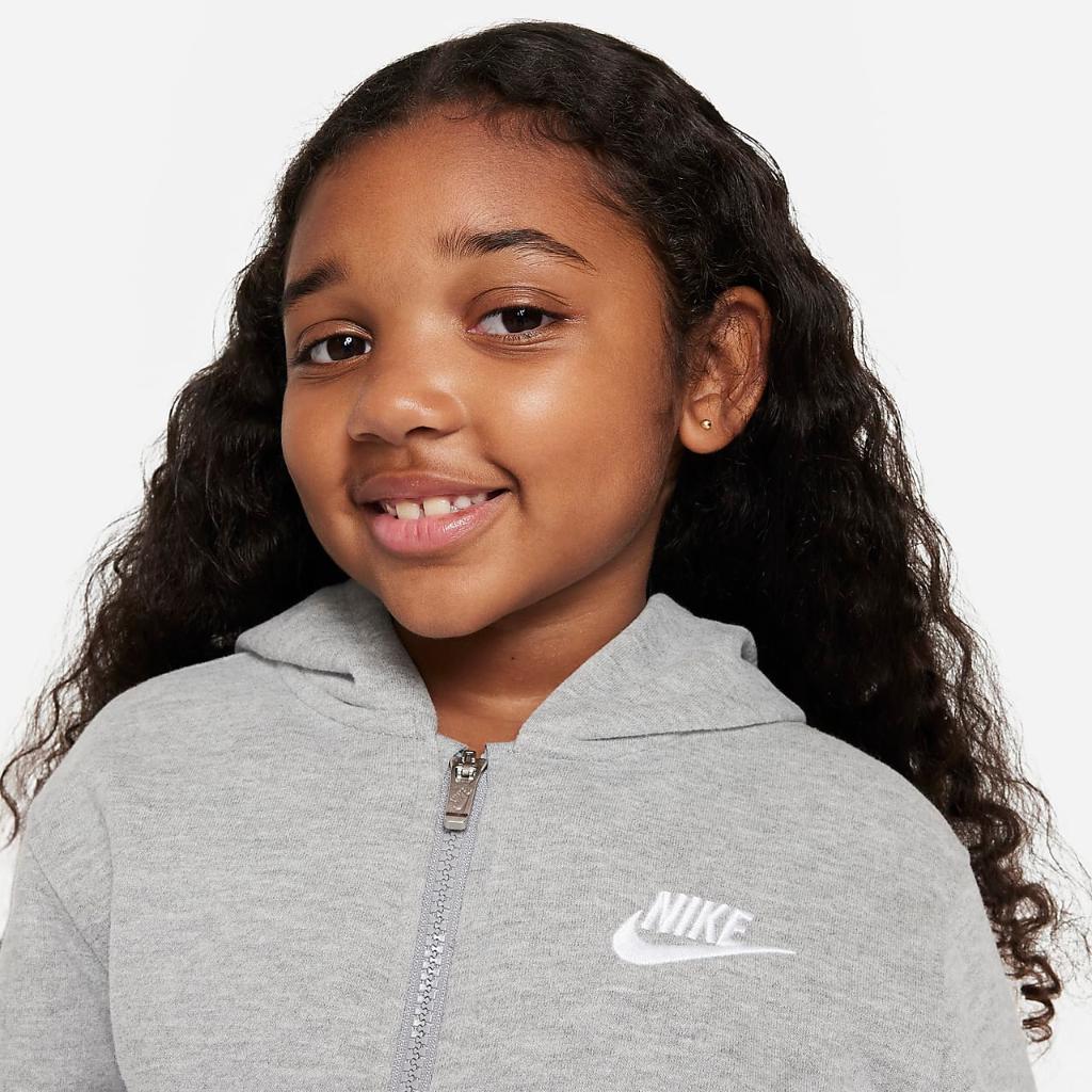 Nike Sportswear Club Fleece Full-Zip Little Kids Hoodie 86L089-042