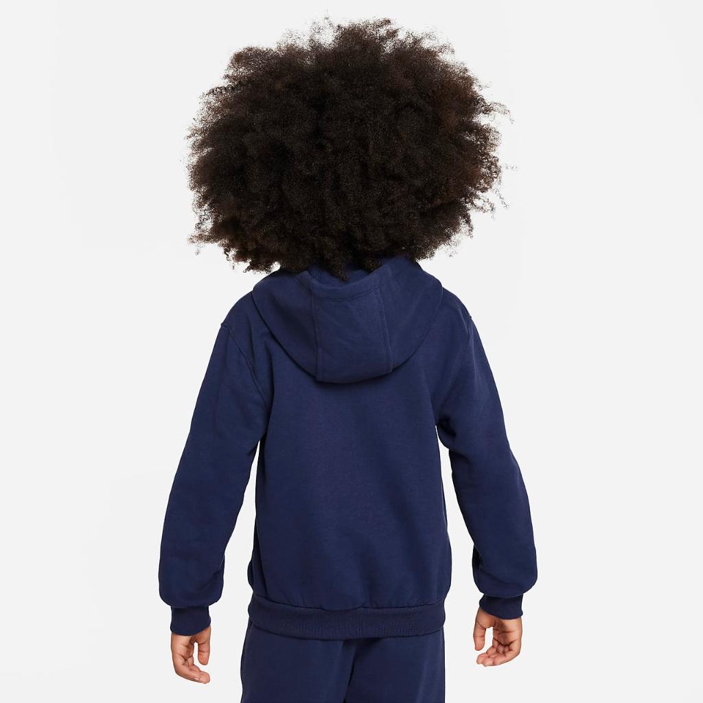 Nike Sportswear Club Fleece Full-Zip Little Kids Hoodie 86L089-U90