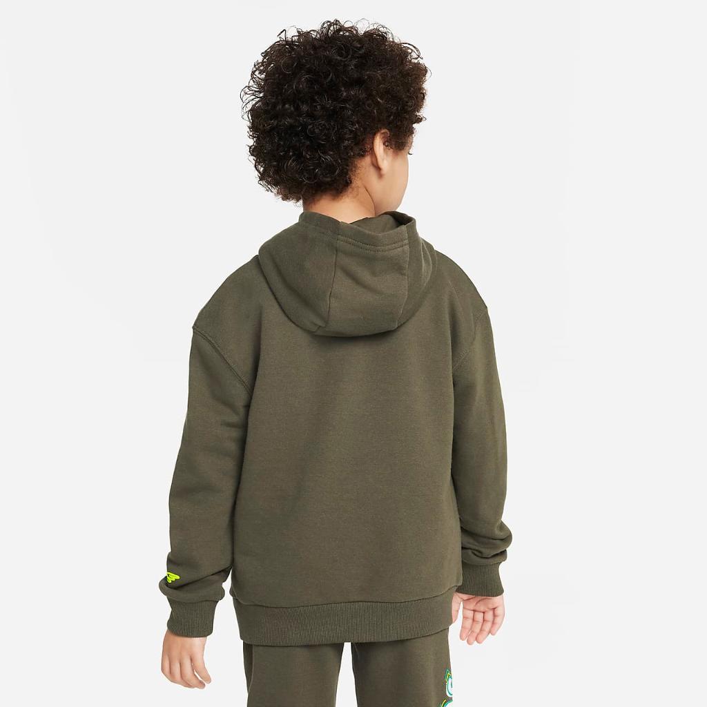 Nike Sportswear &quot;Art of Play&quot; French Terry Pullover Little Kids Hoodie 86L102-F84