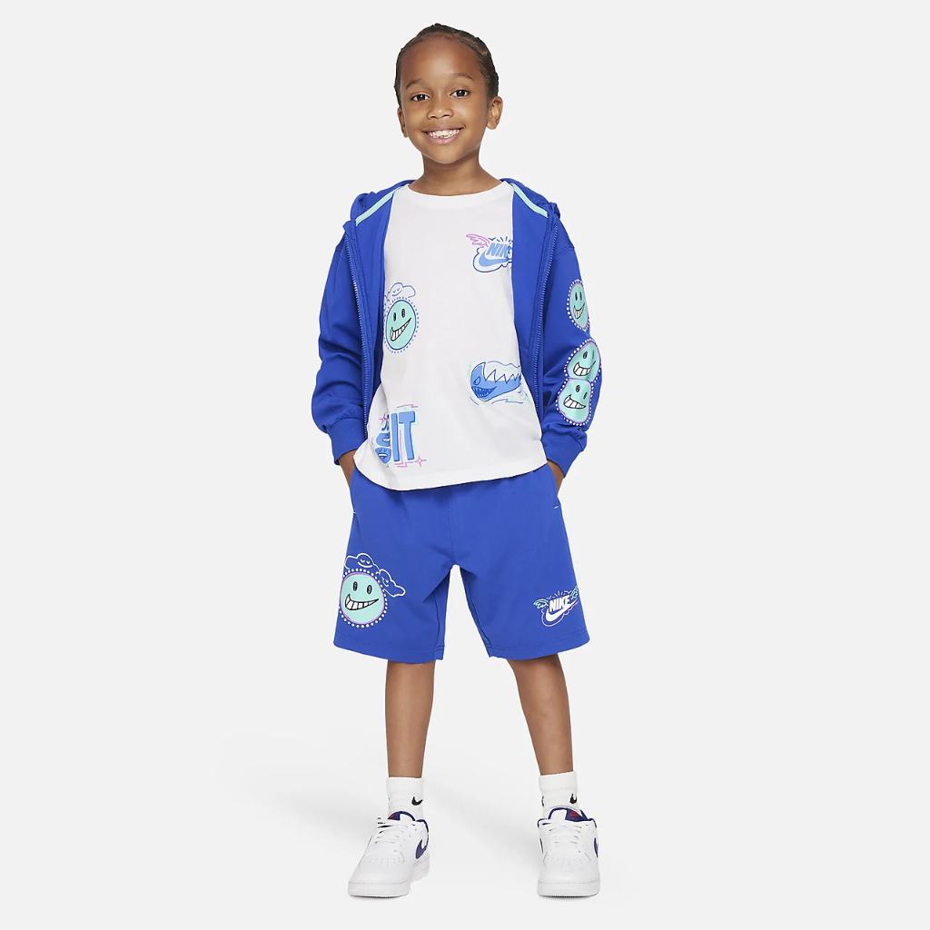 Nike Sportswear &quot;Art of Play&quot; Relaxed Long Sleeve Tee Little Kids T-Shirt 86L109-001