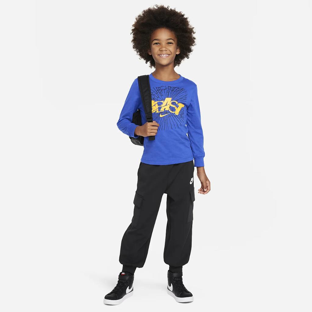 Nike Beast Long Sleeve Basic Tee Little Kids T-Shirt 86L141-U89