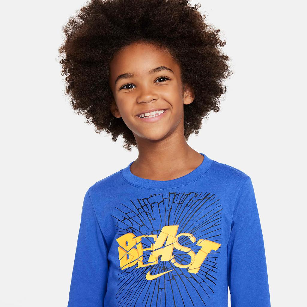 Nike Beast Long Sleeve Basic Tee Little Kids T-Shirt 86L141-U89