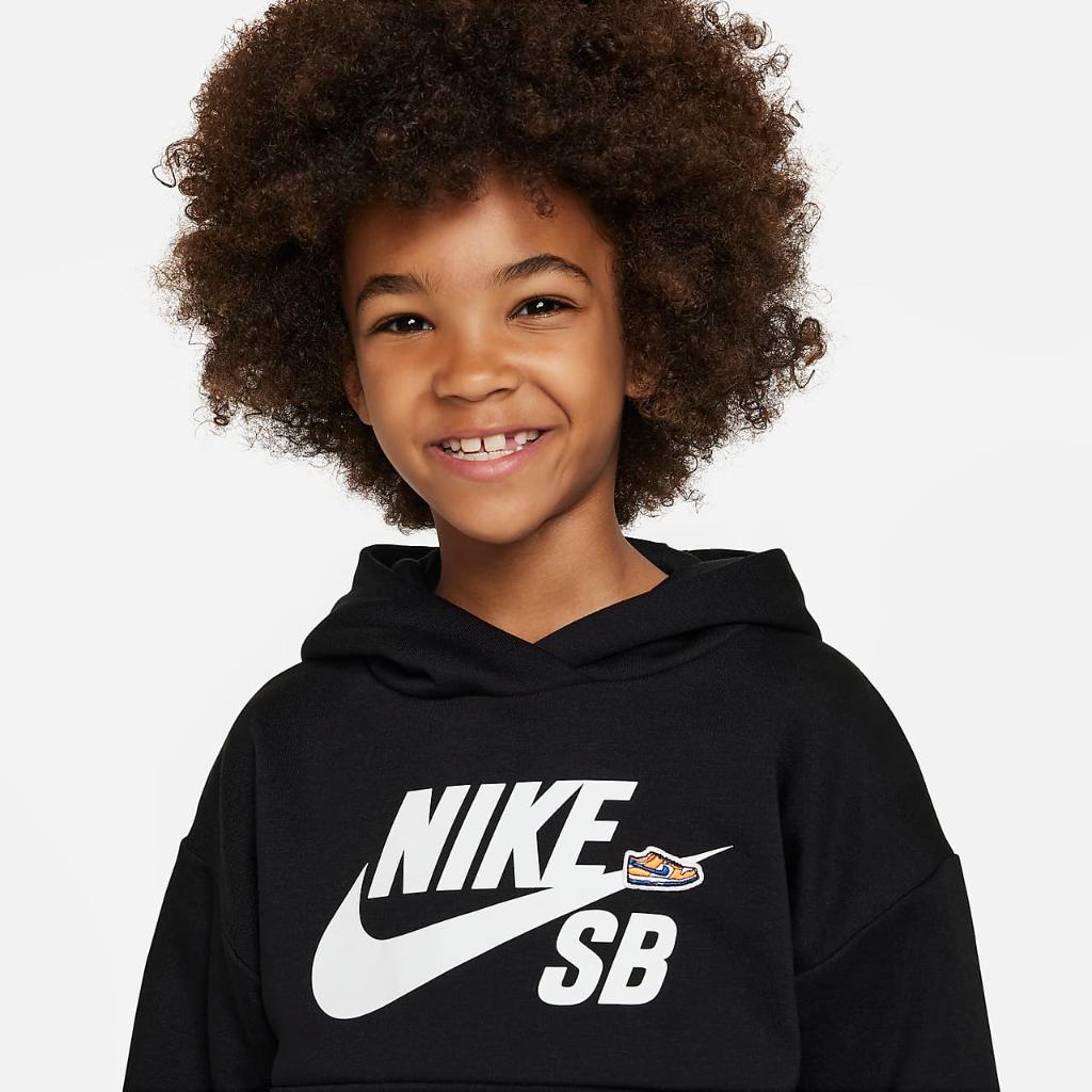 Nike SB Icon Fleece Hoodie Little Kids&#039; Hoodie 86L248-023