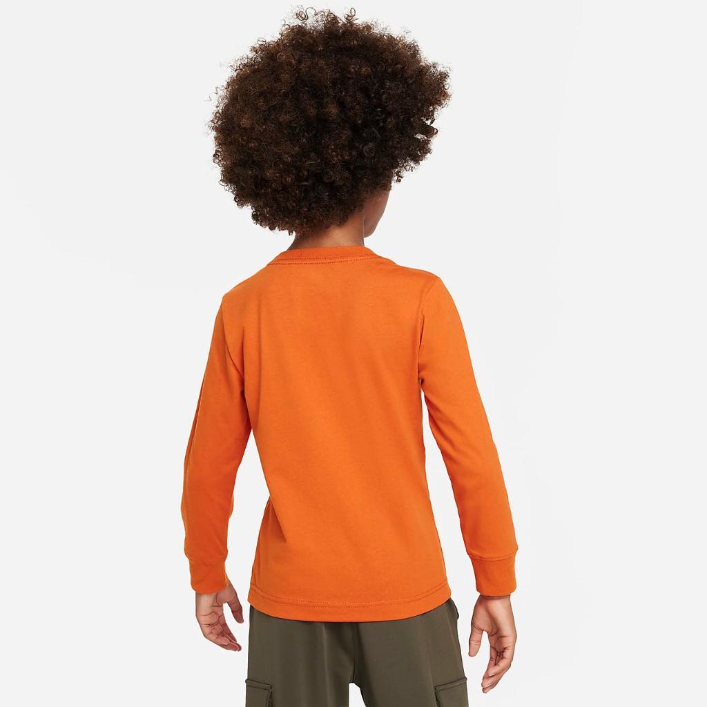 Nike Snowscape Futura Long Sleeve Tee Little Kids T-Shirt 86L479-N3X